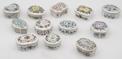 Lot 233 - A collection of Franklin porcelain Songs of...