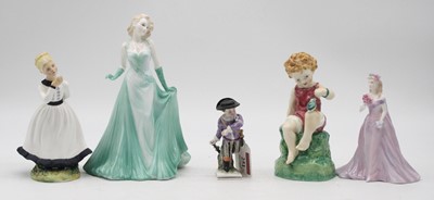 Lot 251 - A Royal Worcester figure 'Friday's Child is...