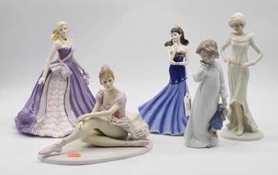 Lot 252 - Two Coalport figurines to include 'Katie' and '...