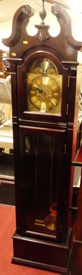 Lot 1205 - A reproduction mahogany longcase clock by Wood...