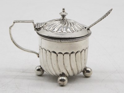 Lot 360 - A late Victorian silver mustard, of...