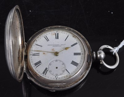 Lot 427 - A gents Courvoisier Bros of London silver...