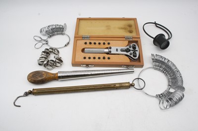 Lot 488 - A collection of jewellers tools, to include...