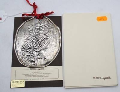 Lot 531 - A late 20th century Italian silver souvenir...