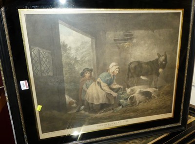 Lot 1030 - After George Morland - The Cottages Wealth,...