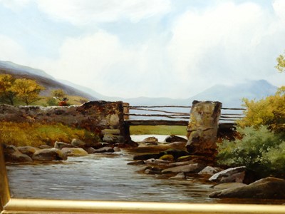 Lot 1033 - P Kilner - The Watermill, oil on canvas,...