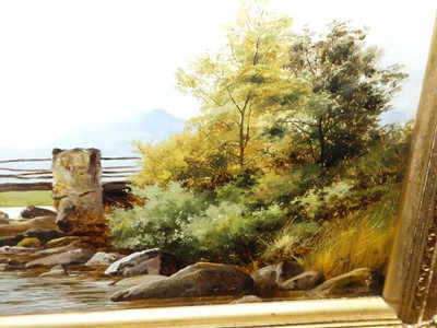 Lot 1033 - P Kilner - The Watermill, oil on canvas,...