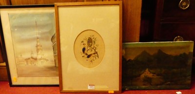 Lot 1057 - Assorted pictures and prints to include...