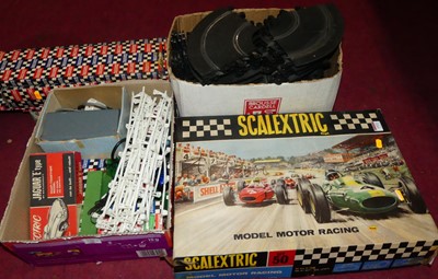 Lot 1522 - A boxed Scalextric No. 50 set, and two boxes...