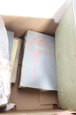 Lot 568 - An early 20th century postcard album, the...