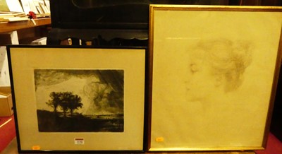 Lot 1130 - After Rembrandt - The Three Trees, etching,...