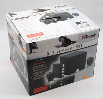 Lot 595 - A boxed Trust 2.1 speaker set