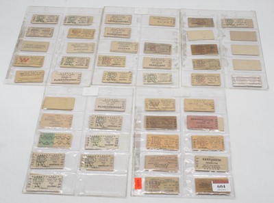 Lot 604 - A collection of assorted mainly Irish train...