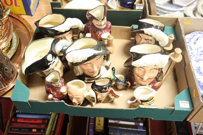 Lot 706 - A collection of Royal Doulton character jugs,...