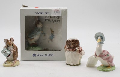 Lot 614 - A boxed Royal Albert Beatrix Potter figure of...