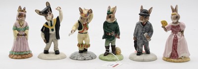 Lot 618 - A collection of six Royal Doulton Bunnikins...