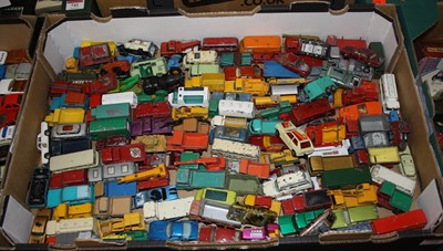 Lot 738 - A collection of vintage playworn diecast model...