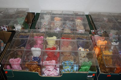 Lot 743 - Two boxes of 27 Ty Beanie Babies, each housed...