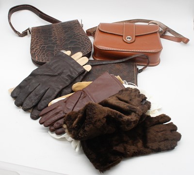 Lot 641 - Assorted lady's handbags, to include leather...