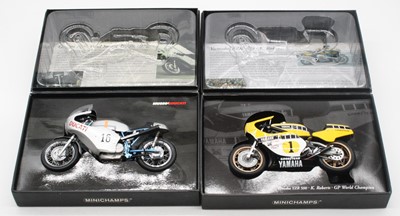 Lot 644 - Two Minichamps Classic Bike Series 1:12 scale...