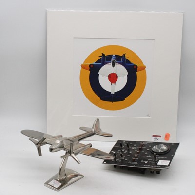 Lot 652 - A continental aeroplane cockpit instrument...