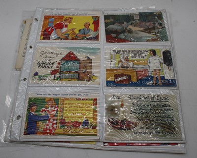 Lot 667 - A collection of assorted humorous postcards