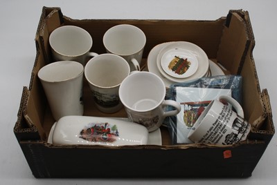 Lot 672 - A collection of boxed miscellaneous china,...