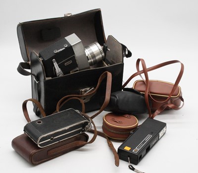 Lot 675 - A collection of cameras and equipment to...