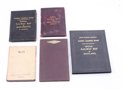 Lot 47 - Collection of 5 various Railway Clearing House...