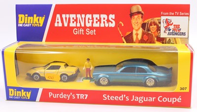Lot 1190 - Dinky Toys code 3 "The New Avengers" Gift Set,...