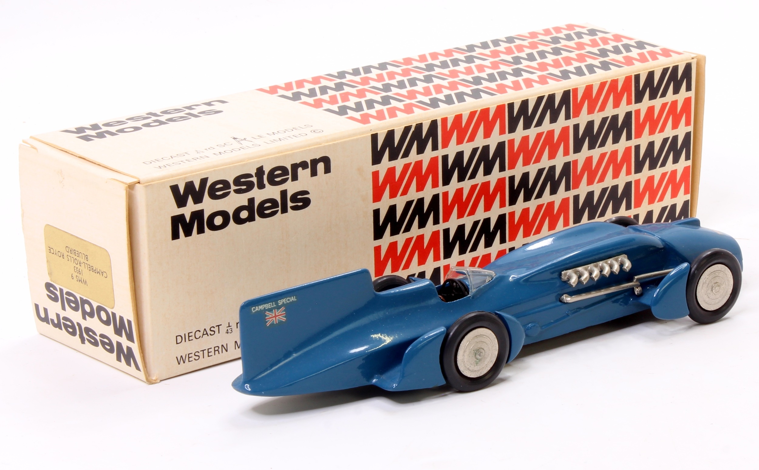 【最安値豊富な】Western Models, CAMPBELL/ROLLS ROYCE BLUE BIRD, 1/43, 中古 レーシングカー