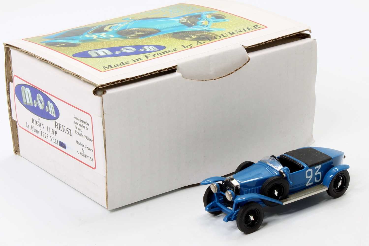 Lot 1674 - MCM by A.Fournier 1/43rd scale factory-built...