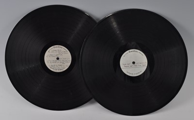 Lot 1116 - A double sided 12" acetate recording, one side...