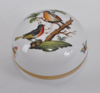 Lot 2108 - An Herend porcelain Rothschild Bird pattern...