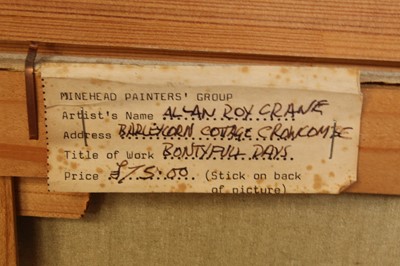 Lot 383 - Allan Roy Crane - Bountiful days, oil on...