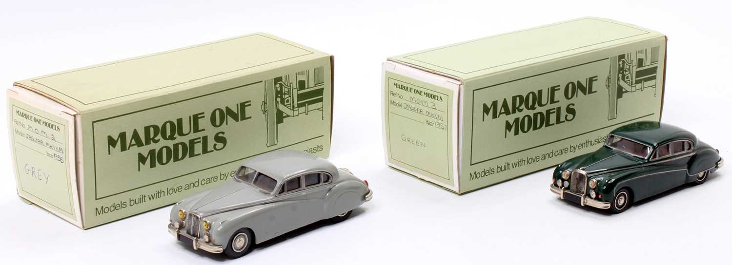 Lot 1719 - Marque One Models 1/43rd scale white metal...
