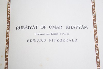 Lot 2025 - Dulac, Edmund, (illustrator): Rubaiyat of Omar...