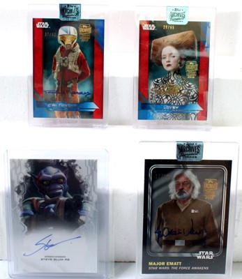 Lot 1039 - Collection of Topps Star Wars Signature Series...