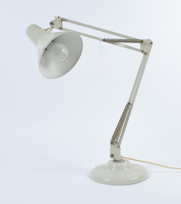 Lot 7 - A 20th century white painted anglepoise desk lamp