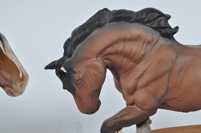 Lot 30 - A Beswick model of a Shire mare, No.818, brown...