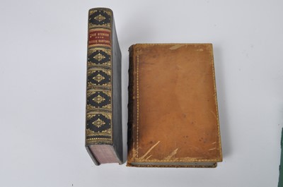 Lot 59 - A box of 19th century leather bindings, to...