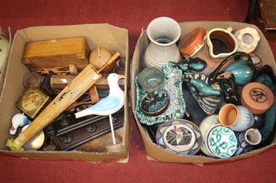 Lot 82 - Three boxes of mixed effects, to include...