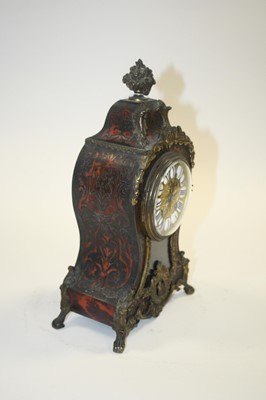 Lot 95 - A 19th century French boulle inlaid eight-day...