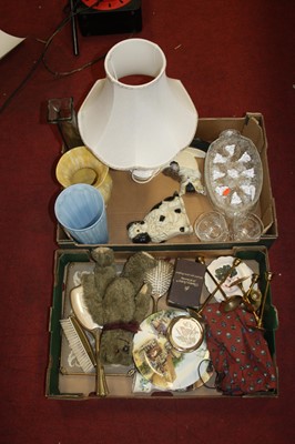 Lot 181 - Two boxes of miscellaneous items, to include...