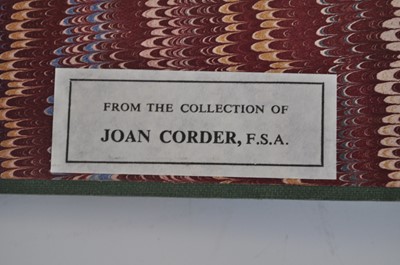 Lot 2039 - Corder, John Shewell: Ye Olde Corner Postes of...