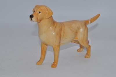 Lot 193 - A Beswick model of a labrador, No.1548, golden...
