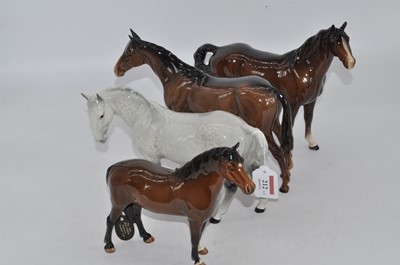 Lot 212 - A Beswick model of a mare (facing left),...