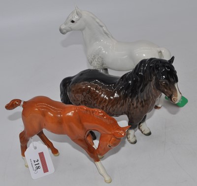 Lot 218 - A Beswick model of a Shetland Pony, No.1033,...