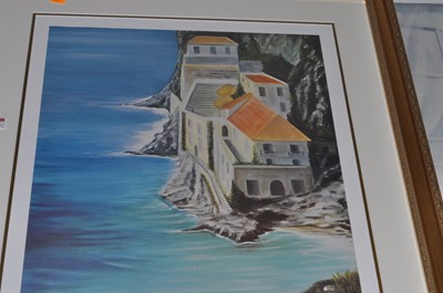 Lot 1021 - Randal Leigh - View from the Villa, lithograph...