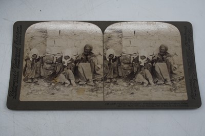 Lot 557 - A Life of Christ through the stereoscope set,...